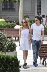 Lindsay Lohan i Egor Tarabasov w Madrycie