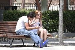 Lindsay Lohan i Egor Tarabasov w Madrycie
