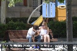 Lindsay Lohan i Egor Tarabasov w Madrycie