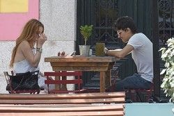 Lindsay Lohan i Egor Tarabasov w Madrycie