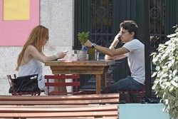 Lindsay Lohan i Egor Tarabasov w Madrycie