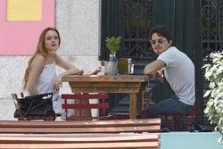 Lindsay Lohan i Egor Tarabasov w Madrycie