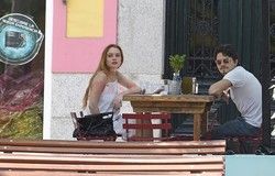Lindsay Lohan i Egor Tarabasov w Madrycie