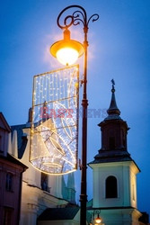 Świąteczna iluminacja Warszawa 2016