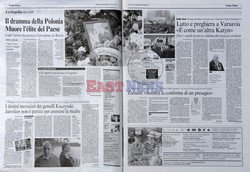 Polska i zagraniczna prasa o katastrofie