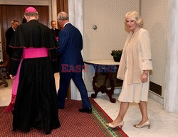 Książę Karol i Kamila w Watykanie