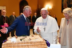 Książę Karol i Kamila w Watykanie