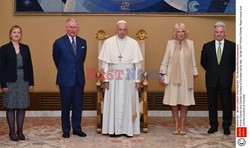 Książę Karol i Kamila w Watykanie