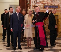 Książę Karol i Kamila w Watykanie