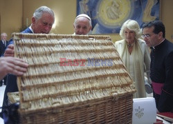 Książę Karol i Kamila w Watykanie