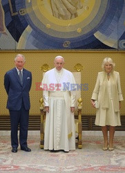 Książę Karol i Kamila w Watykanie