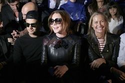 Lindsay Lohan na pokazie mody w Madrycie