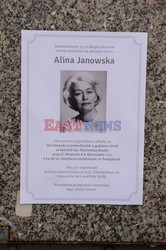Pogrzeb Aliny Janowskiej