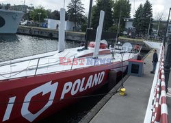 Jacht I love Poland Polskiej Fundacji Narodowej w Gdyni
