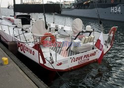 Jacht I love Poland Polskiej Fundacji Narodowej w Gdyni