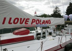 Jacht I love Poland Polskiej Fundacji Narodowej w Gdyni