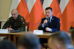 Minister obrony Mariusz Błaszczak w Przemyślu
