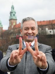 Wiosna i Robert Biedroń w Krakowie