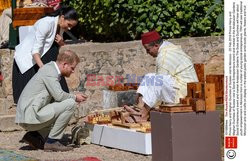 Książęta Sussex z wizytą w Maroku