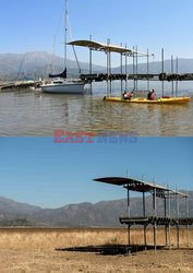 Wyschnięte jezioro w Chile