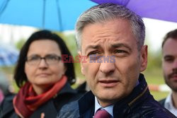 Robert Biedroń w Kleszczowie