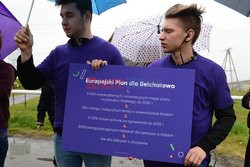 Robert Biedroń w Kleszczowie