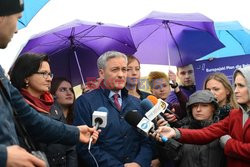 Robert Biedroń w Kleszczowie