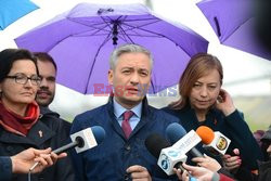 Robert Biedroń w Kleszczowie