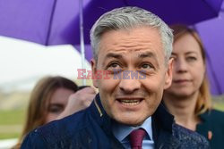 Robert Biedroń w Kleszczowie