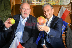 Spotkanie Roberta Biedronia i Fransa Timmermansa