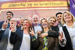 Spotkanie Roberta Biedronia i Fransa Timmermansa