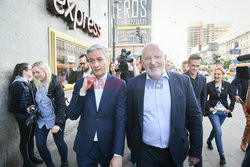 Spotkanie Roberta Biedronia i Fransa Timmermansa