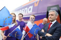 Spotkanie Roberta Biedronia i Fransa Timmermansa