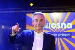 Spotkanie Roberta Biedronia i Fransa Timmermansa