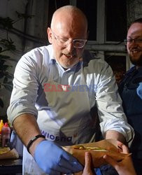 Spotkanie Roberta Biedronia i Fransa Timmermansa