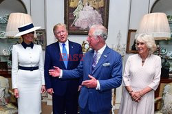 Donald i Melania Trump z wizytą w Wielkiej Brytanii