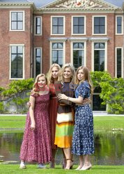 Letnia sesja holenderskiej rodziny królewskiej