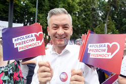 Protest przeciwko przemocy w Białymstoku