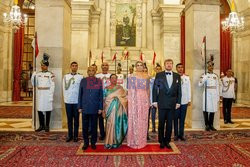 Królowa Maxima z wizytą w Indiach