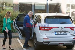Apoloniusz Tajner z żoną i dzieckiem
