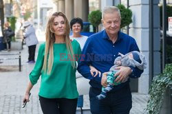 Apoloniusz Tajner z żoną i dzieckiem