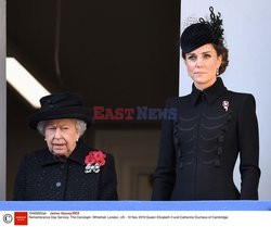 Brytyjska rodzina królewska na obchodach Dnia Pamięci