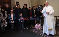 Uchodźcy na audiencji u Papieża Franciszka
