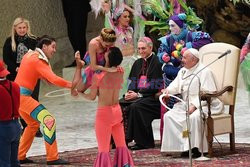 Papież Franciszek przyjął na audiencji kubański cyrk