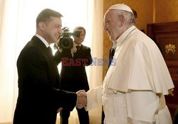Prezydent Ukrainy z wizytą u papieża