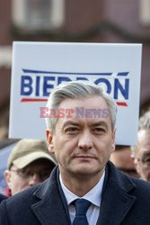 Robert Biedron w Poznaniu