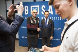 Kandydat na prezydenta Krzysztof Bosak w Łomży