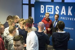 Kandydat na prezydenta Krzysztof Bosak w Łomży