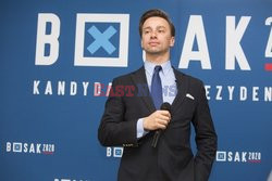 Kandydat na prezydenta Krzysztof Bosak w Łomży