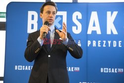 Kandydat na prezydenta Krzysztof Bosak w Łomży